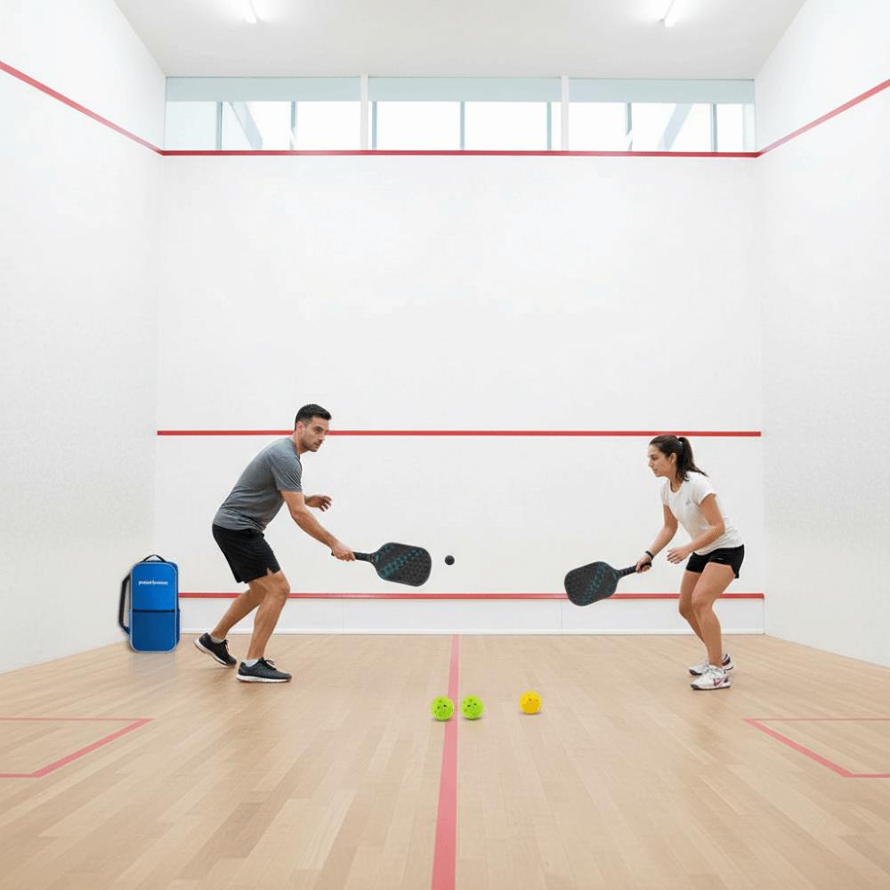 Fiberglass Surface Pickle Ball Rackets Honeycomb Core Pickleball Ball Paddle set  Outdoor Sports