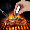 Tragbares digitales Stiftthermometer mit langer Sonde für Küche Kochen BBQ Fleisch Frittieren Lebensmittel Milch Schwarz