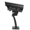 Dummy Fake Security Camera Red Flashing Lights Simulated CCTV Camera Surveillance System for