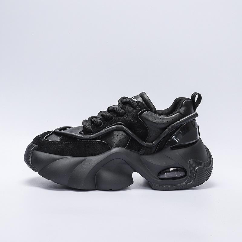 

GAGJ кроссовки папины, мужские весенне-летние новые легкие, на толстой подошве, увеличивающие рост, повседневные, мужские перфорированные дышащие кроссовки 43