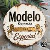 Segno Metallica Replica Birra Modelo Especial Vintage 1925 Placca Decorazione Murale in Alluminio Robusta Targhetta da Collezione Bar Caffè Garage Man Cave Regalo