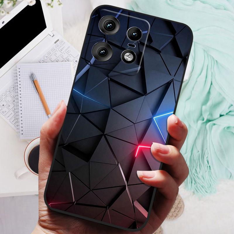 Etui na Moto Edge 50 Pro Luksusowe Zwierzęta Silikonowy Tylny Pokrowiec na Telefon Do Motorola Edge 50 Pro 5G Etui Ochronna Obudowa Edge50 pro