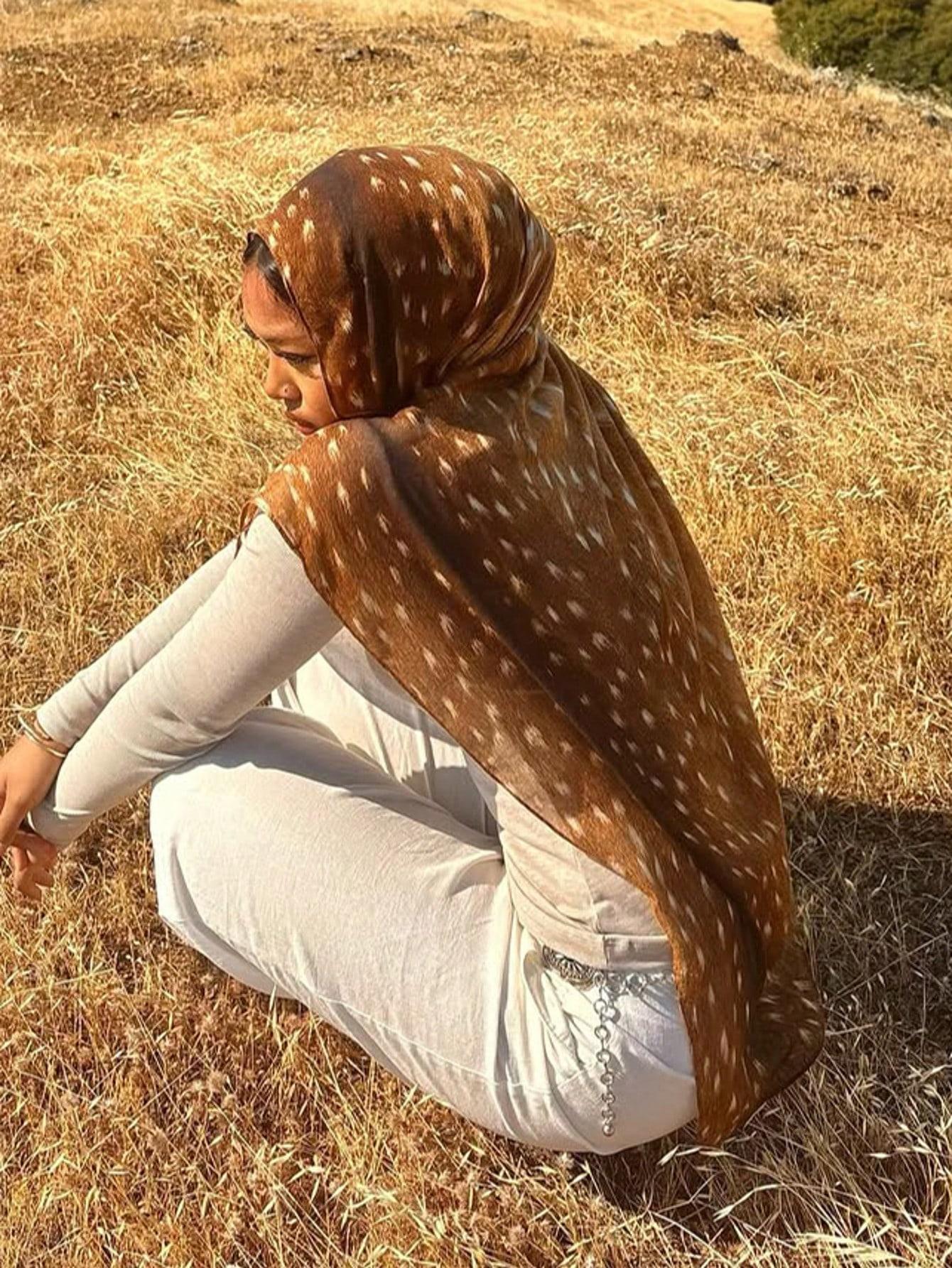 

1 шт. Хиджаб с акварельным принтом Женский Богемный Мягкий Ислам Рамадан Мусульманские хиджабы Фуляр Женский Шаль Обертывание Шарф Головной платок