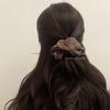 Korean Heart-Shaped Slim Waist Floral Double Layer Hair Tie - Elegant & Versatile Hair Accessory