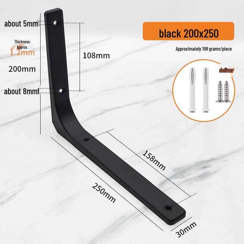 Изогнутый треугольный настенный кронштейн из нержавеющей стали