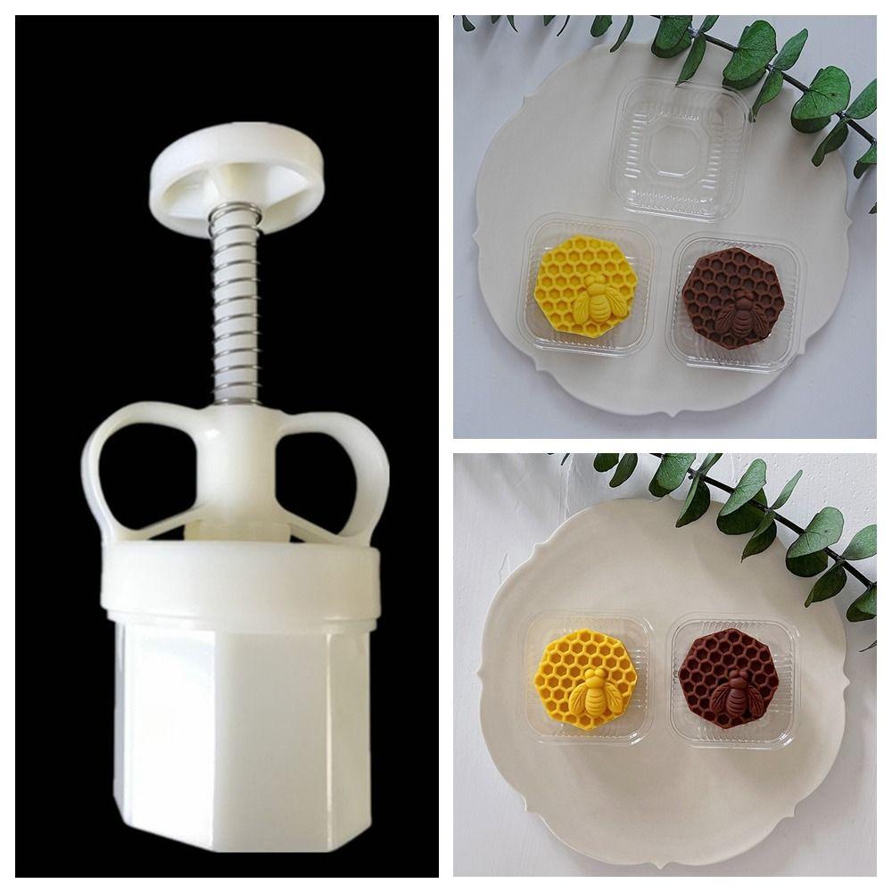 Honeycomb Shape Honeycomb Moon Cake Mold 3D Mung Bean Cake Mold Pastry Mold  Mid-autumn Festival