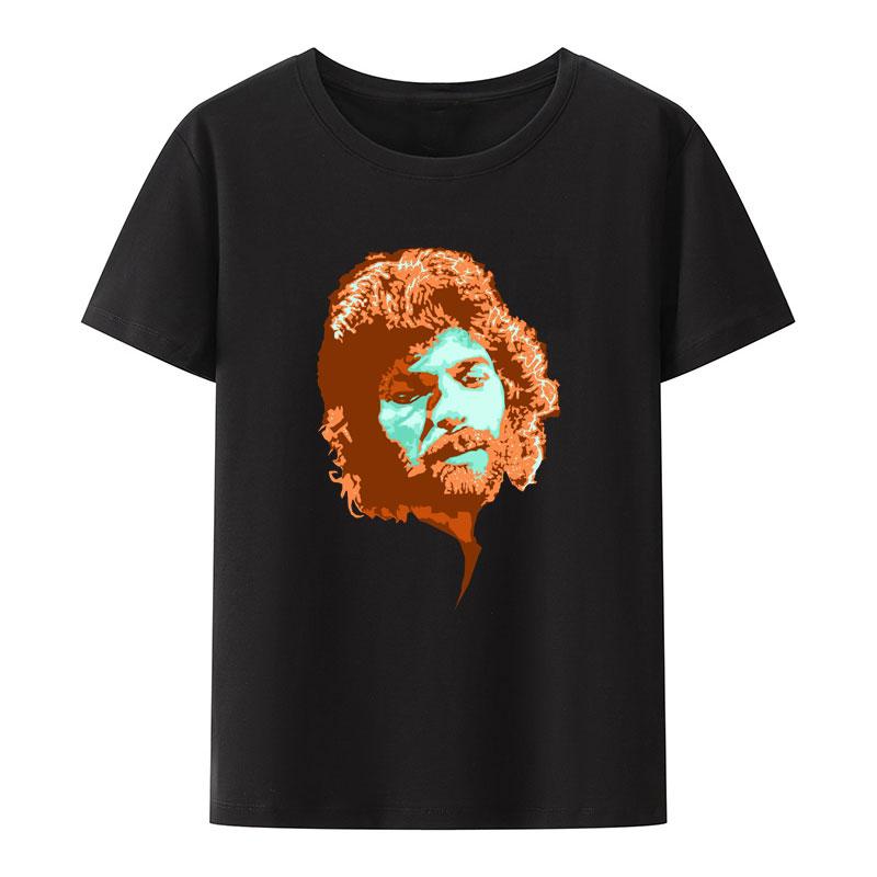 Camiseta Clásica Estampada Camarón De La Isla Retro Hombre Mujer Manga Corta Suelta Transpirable Camisetas Estilo Humor Moda Casual Tops