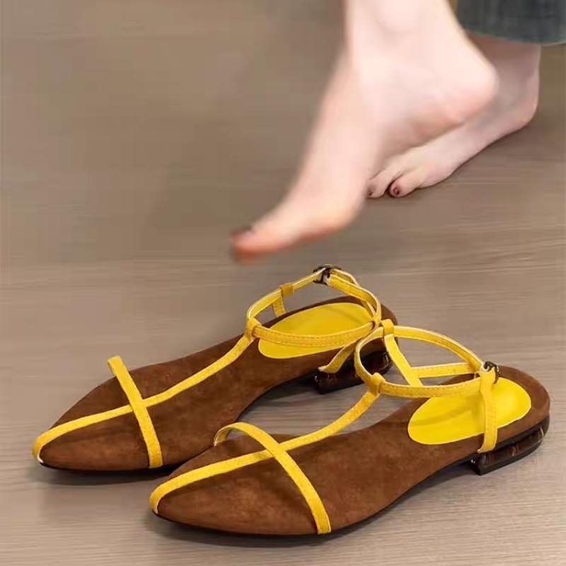 Fashion Summer New Roman Sandals 2025 Women's Simple Banquet Wedding Women Sandals Retro Luxury Designer Sandals