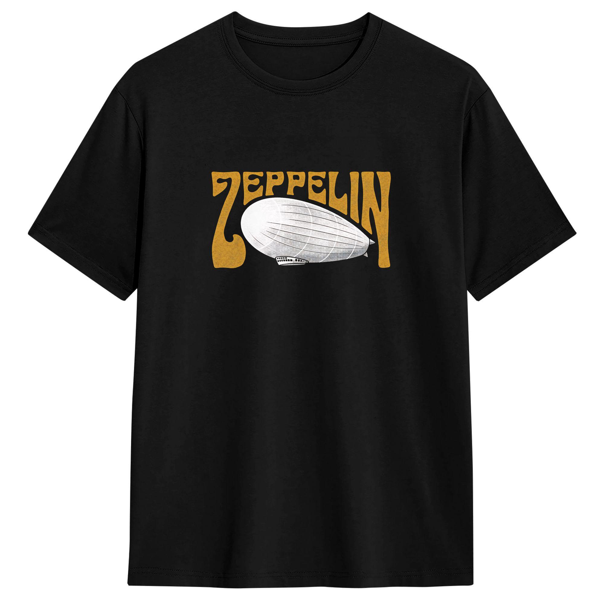 Unisexs  Leds Zeppelins   T Shirts  Cotton Tops Summer Y2K Funny Short Sleeves T Shirt O Neck Popular Design Tshirt S