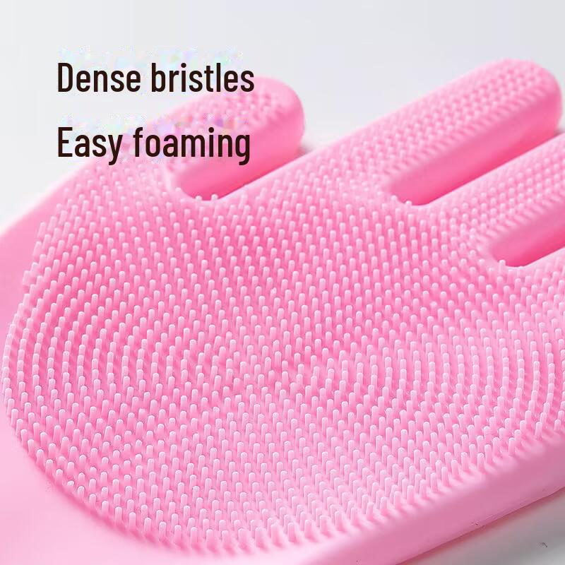 Multifunctional Silicone Dishwashing Gloves - Waterproof, Durable, Magic Cleaning Gloves