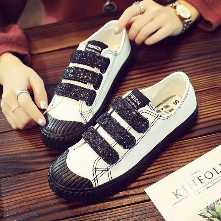 Canvas Shoes for Women Round Toe Flat Woman Footwear High Quality Cheap New In Offers Deals Aesthetic Stylish 2024 Daily Routine