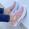 Large Casual Single Shoes for Women  New Summer Flat Bottomed Breathable Casual Mesh Fashionable Thick Soled Sports Shoes
