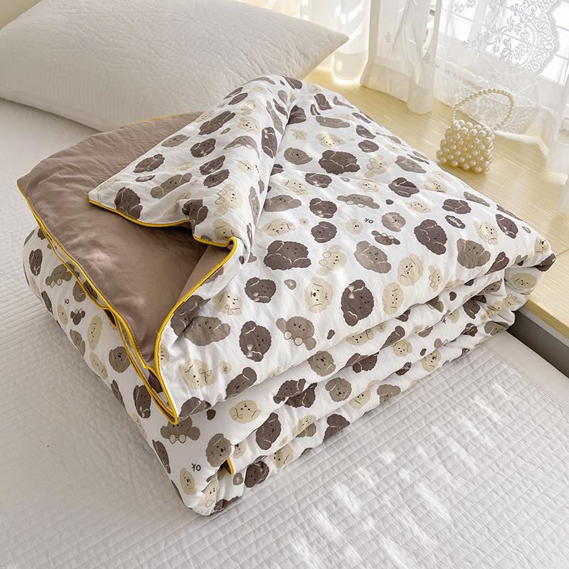 Class A Double Layer Soybean Fiber Quilt for Mothers & Babies - Lightweight Children's Summer Air Conditioning Quilt