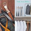 Belt Hanger For Closet Wooden Belts Organizer Belt Rack With 360 Rotation Swivel Hook Tie Display For Closet Door Wall New