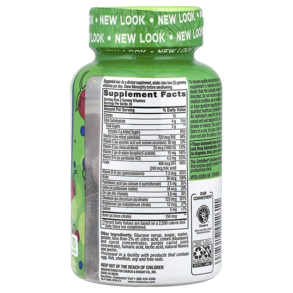 Men's Multi Gummy Jelly, Natural Berry, 70 Gummies