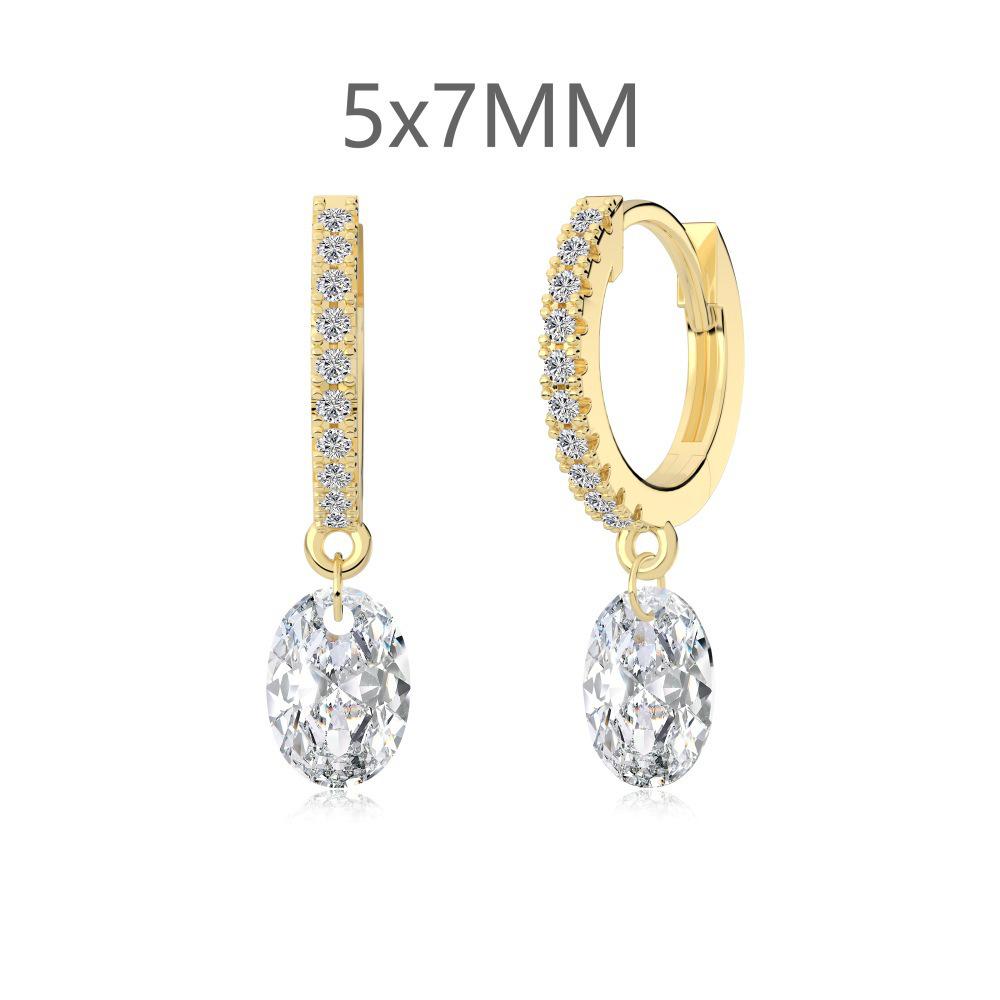 Japanische & Koreanische S925 Sterling Silber Geometrische Zirkon Ohrstecker für Damen - Elegantes, Vielseitiges, Leichter Luxus Modeaccessoire
