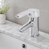 Zinc Alloy Faucet Handle 35mm Valve Core Hot Cold Water Water Tap Handle Single Lever Chrome Finish Faucet Lever Kitchen