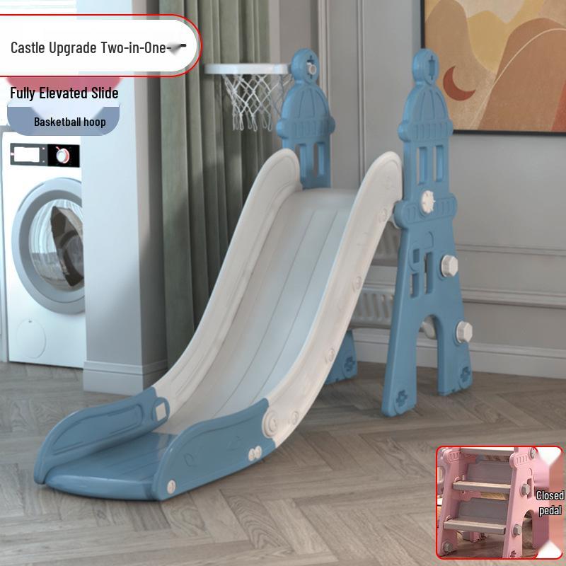 4-in-1 Indoor/Outdoor Kids Playset: Slide, Swing & More