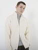 Chance'S Noi Modal Knit Zip-Up Cardigan (Cream)