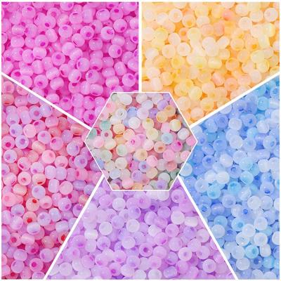 10g/bag Domestic High-Quality Cat Eye Jade Ice Glass Rice Beads DIY Bracelet Necklace Earrings Ring Jewelry Accessories