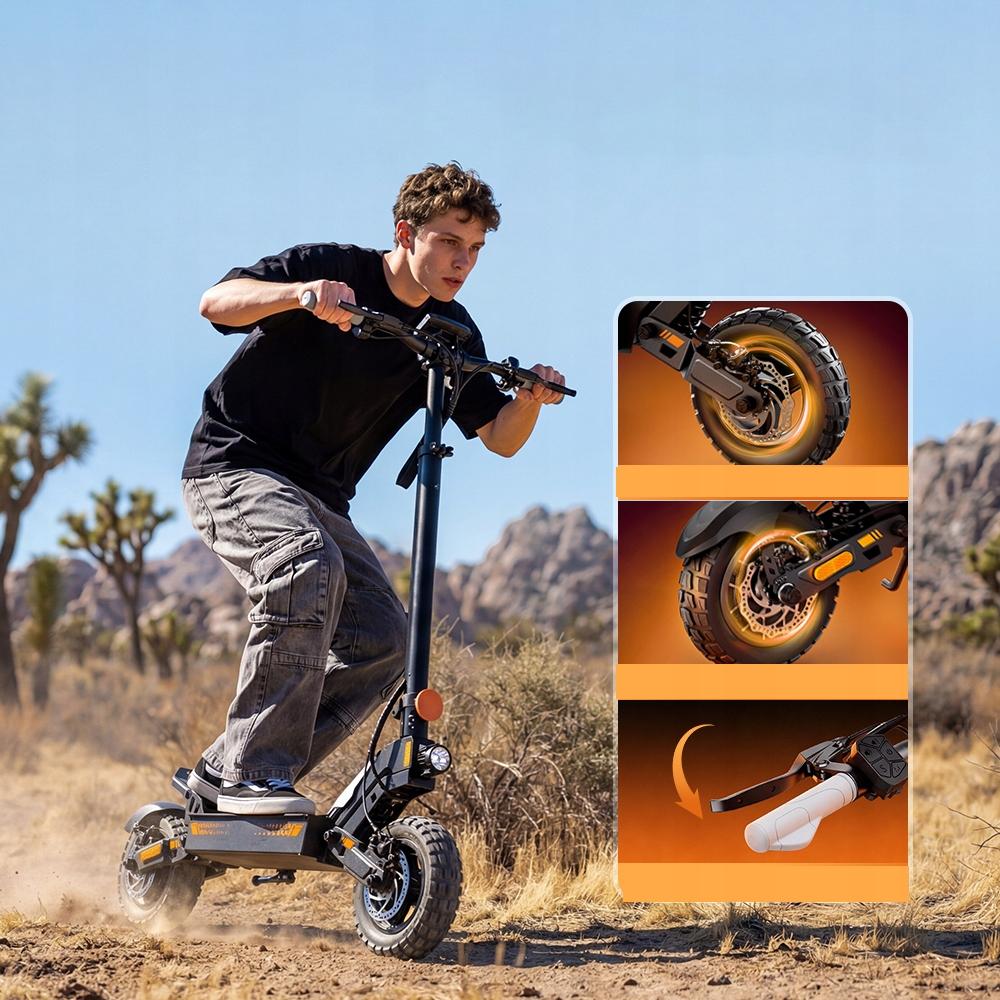 Electric Vehicle Foldable W10-DZ Off-Road 2026 10" 800W 40km 15Ah Up To 150KG with App