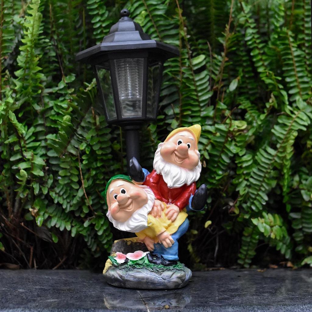 Outdoor Solar Garden Gnome Lights: Christmas Elves for Courtyard, Balcony, Path, and Villa Decoration