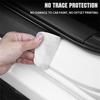 4PCS Carbon Fiber Car Door Sill Plate Protector Cover Trim Sticker For Kia