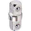 3/8'' Double Head Socket Sleeve Adapter Hexagonal Connector Socket Compatible With Square Head Electric Wrench Extension Rod