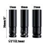 Wearable Socket Wrench 1/2\" 3pcs Set Hard Hexagon