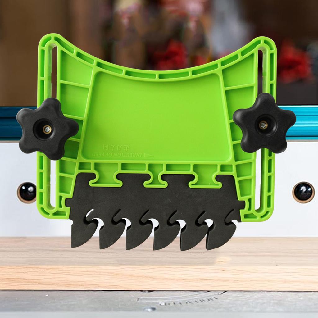 Featherboard for Router Tables and Band Saw - Stackable Feather Board with EVA Feather for Taller Material Feed Woodworking Tool