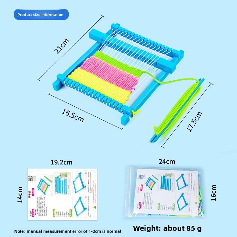 DIY Kinder Webstuhl Set Für STEM Lernen Und Handarbeiten Pädagogisches Spielzeug