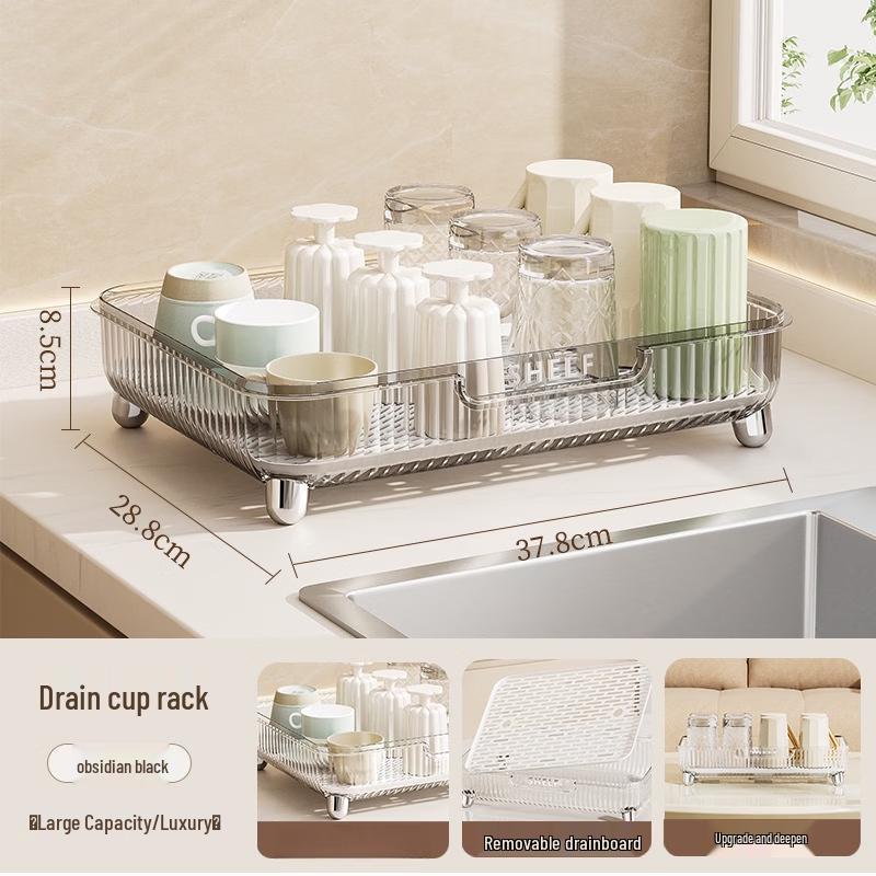 Foldable Wall-Mounted Kitchen Dish Drying Rack