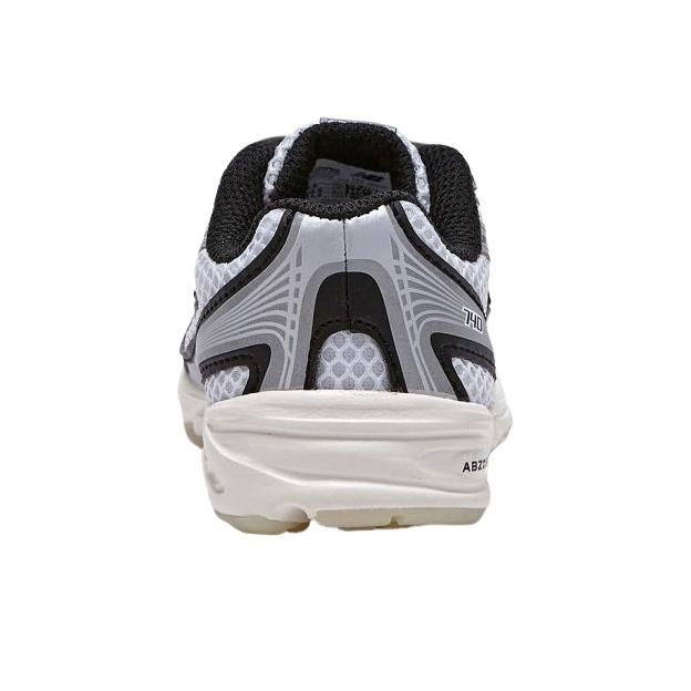 New Balance Kids' 740 Bungee Lace 'White/Silver Metallic' IZ740WSM