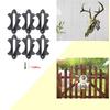 Metal Wall Mounted Hook Bracket for Heavy Skull Decoration Hanging Space Saving Solution for Organizing Collectibles