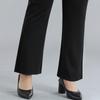 Plus Size Women's Autumn High-waisted Flared Stretch Slimming Casual Pants