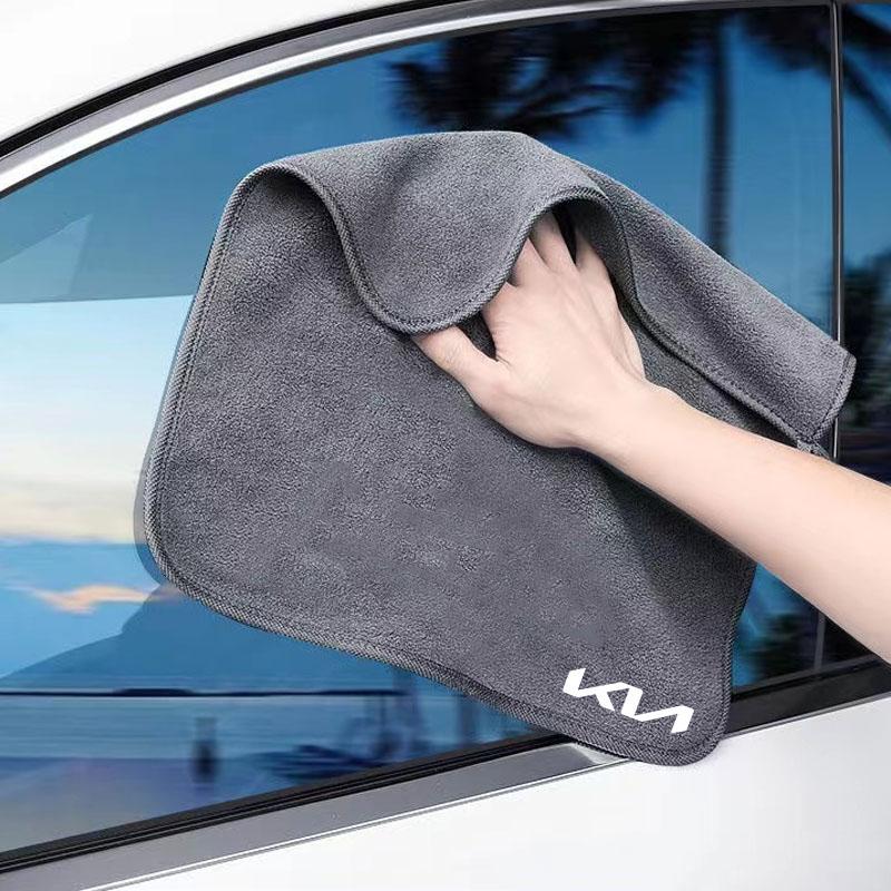 Car Wash Microfiber Towel Cleaning Drying Cloth for KIA Sportage Ceed Sorento Cerato Optima Picanto Rio Soul K3 K5 Stonic Car