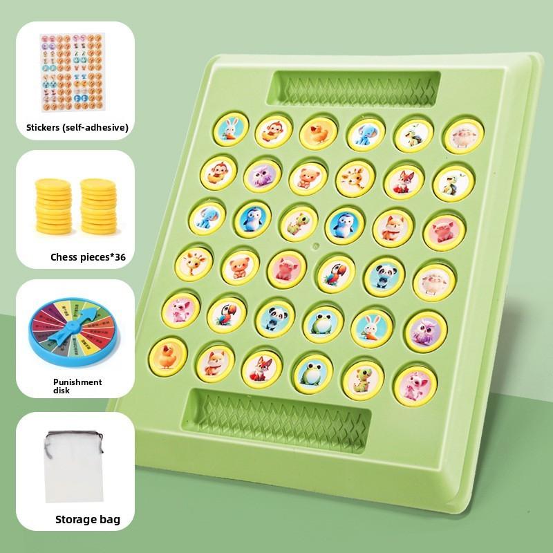 Jeu de Mémoire Flip Battle Pour Enfants Avec Motifs Dessinés Pour le Jeu Parent-Enfant