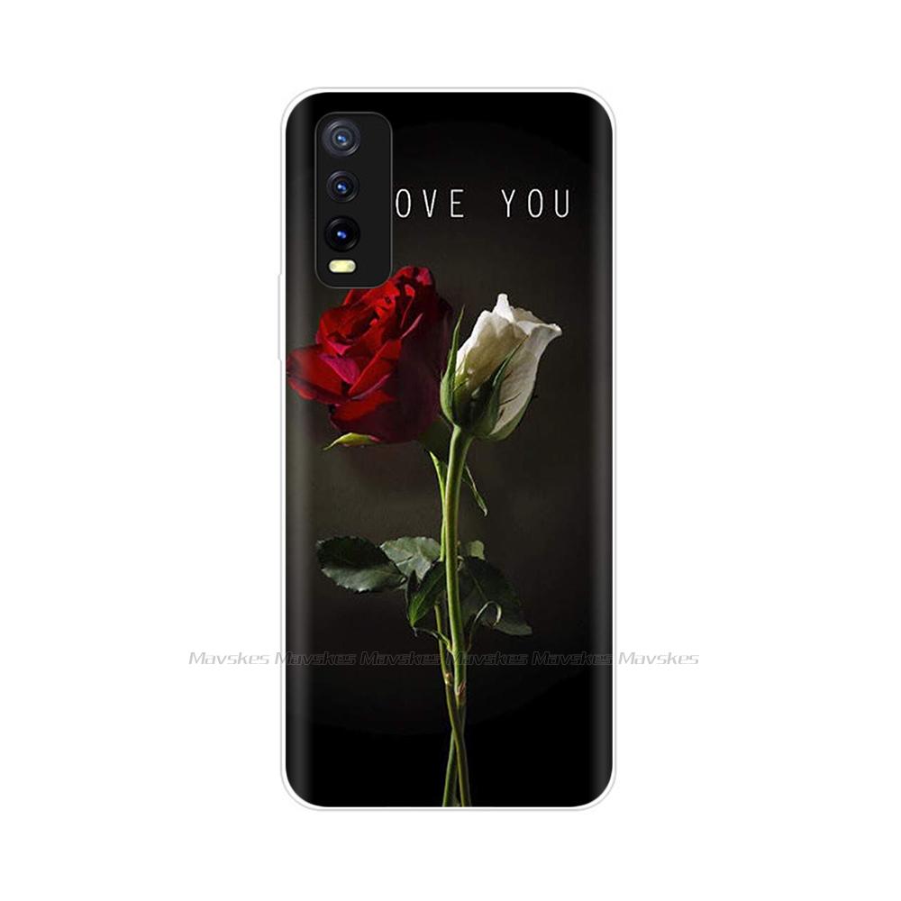 For Coque Vivo Y11s Case Soft Silicone Fundas Back Cover For Vivo Y11s V2027 V2029 Cute Phone Case For Vivo Y 11s TPU Bumper