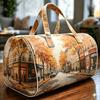 3D Print Travel Sports Gym Bag: Portable Luggage & Fitness Handbag