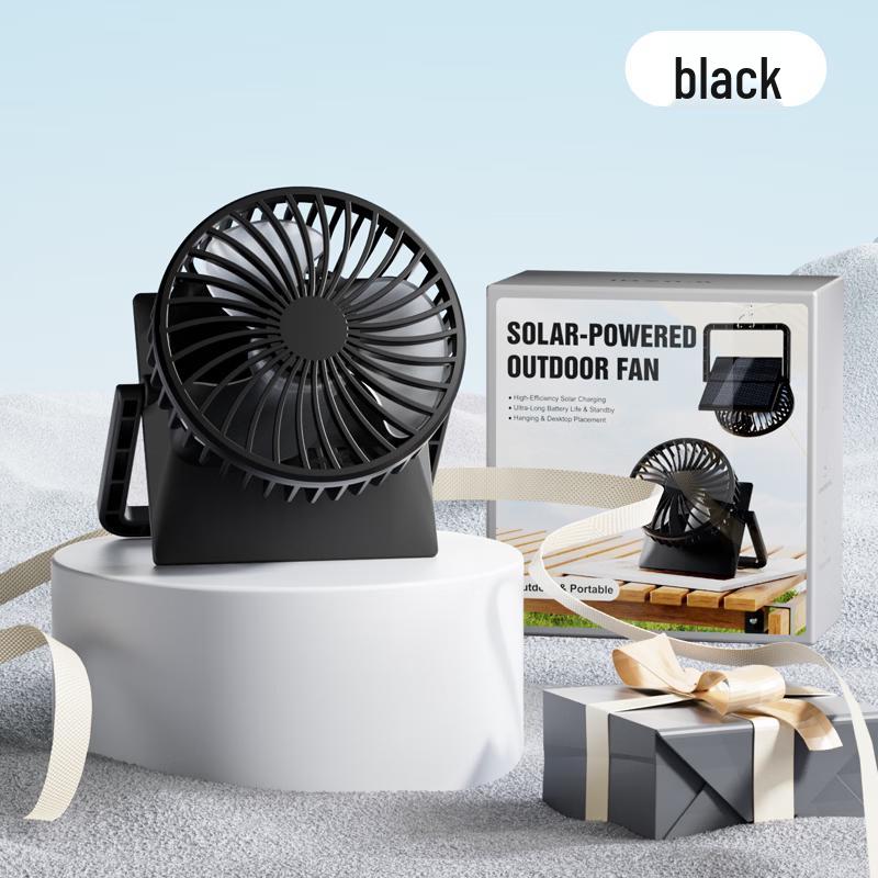 Portable Solar  USB Rechargeable Desk/Wall Fan