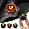Metal Car Cigarette Lighter Cover Dustproof Decoration Cap For Ferrari F430 Stradale 458 488 599 612 FF F12 Charles Leclerc 499P 7vso