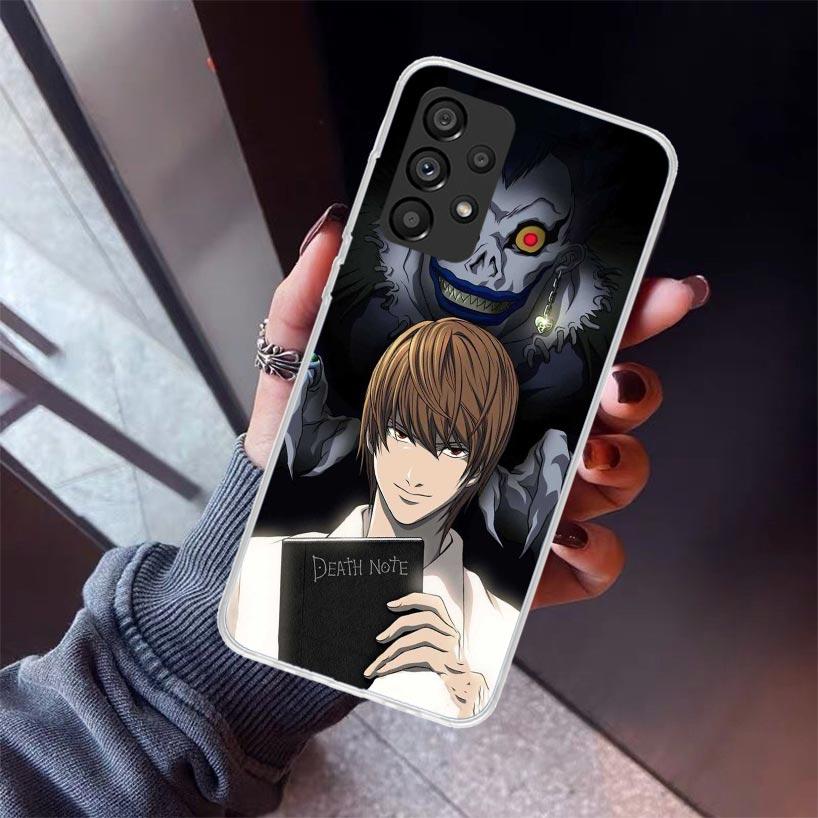 N-Note D-Death Anime Ryuk Phone Case For Samsung Galaxy A17 A57 A37 A16 A26 A36 A56 A15 A25 A35 A55 A14 A13 A54 A53 A34 A24 A33