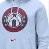 Nike X NBA Collaboration Washington Wizards 23-24 Season Casual Hoodie Men Hoodies Light-Blue HQ8999-407
