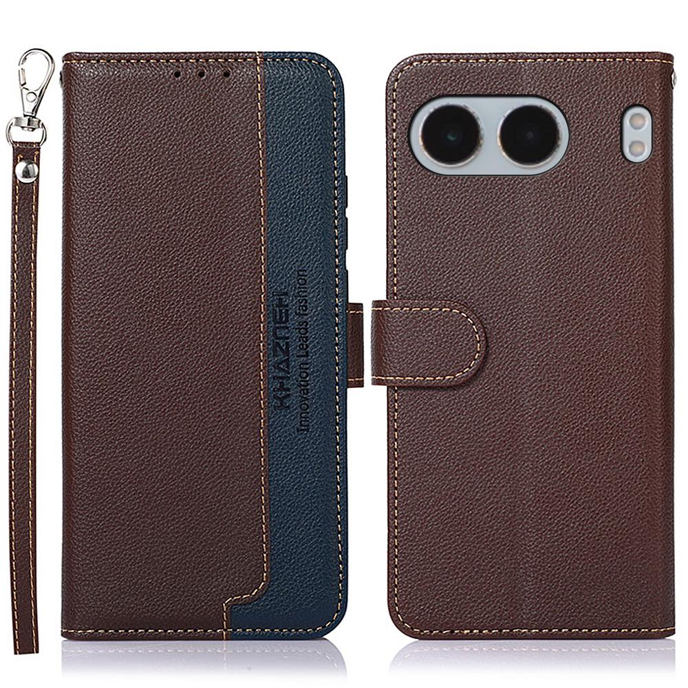 KHAZNEH For OnePlus Nord 4 Case RFID Blocking Wallet PU Leather Phone Cover