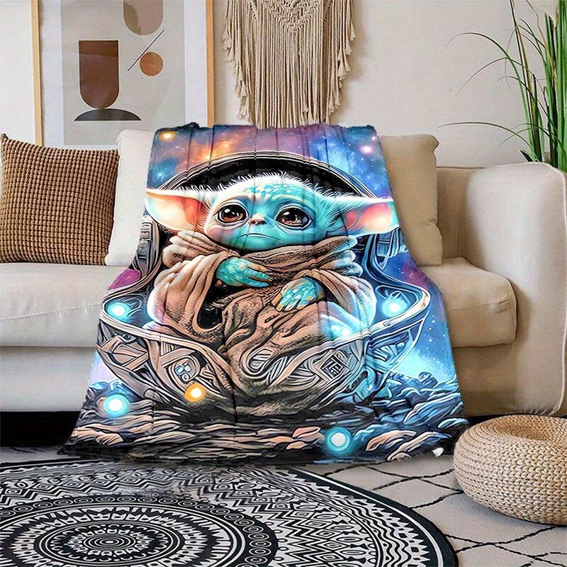 1pc Star Wars Printing Blanket - Soft, All-Season Throw for Office Blanket, Personalized Gift with Adorable Cartoon Design