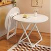 Portable Round Folding Table for Home, Dining, Outdoor, or Rental Rooms - Compact and Versatile.