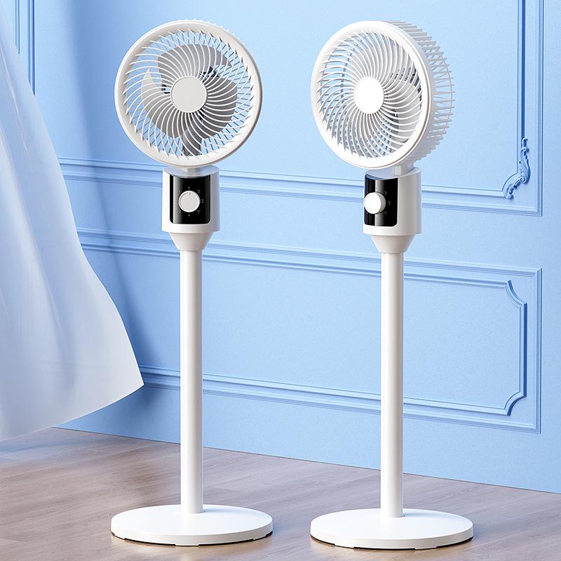 Smart Remote-Controlled Silent Floor Fan for Home and Dorm, Featuring Dual-Use Air Circulation and Low-Noise Operation