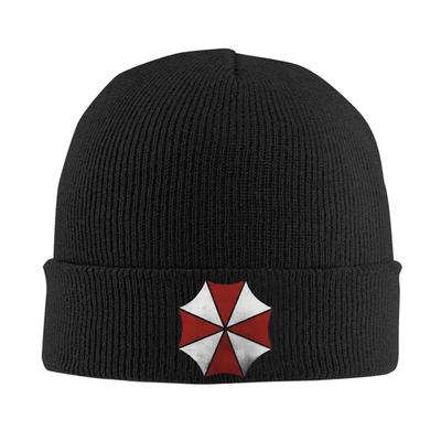Resident Paraplulogo Kwaadaardige Hoed Herfst Winter Mutsjes Warm Spel Cap Uniseks Uniseks Acryl Gebreide Mutsjes