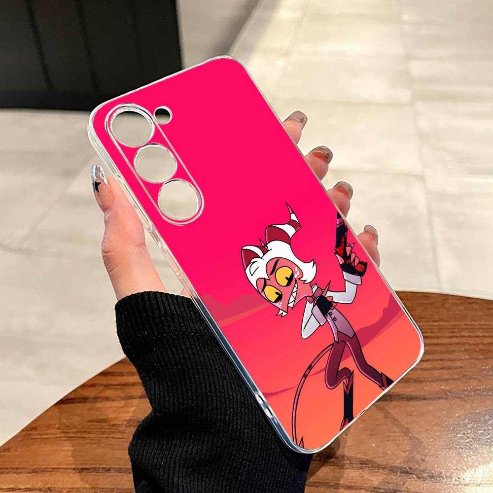 Helluva Boss Moxxie Phone Case For SamsungA10,12,20,21S,30,31,40,50,51,52,70,71 Transparent Cover Samsung a714g