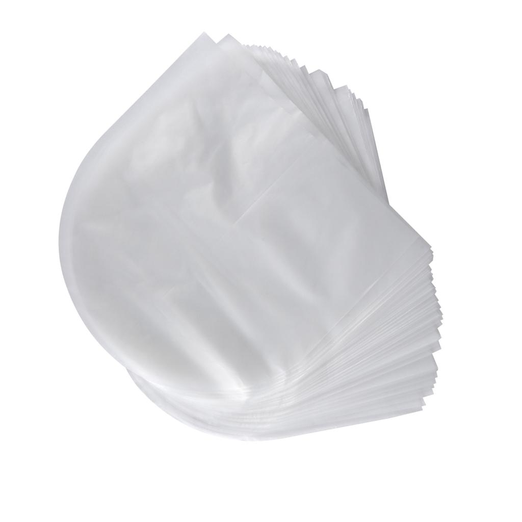 50Pcs 12in PE Anti Static Vinyl Record Protective Bag for Lp LD Anti Scratch Wear Resistant